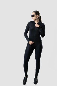 JERSEY VINSON EVO 2.0 SLIM FIT TOTAL BLACK MUJER - comprar online