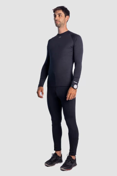 PRIMERA PIEL MANGA LARGA HOMBRE TOTAL BLACK - comprar online
