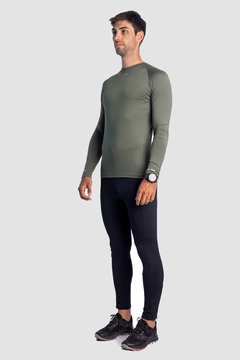 PRIMERA PIEL MANGA LARGA HOMBRE DRY GREEN - comprar online