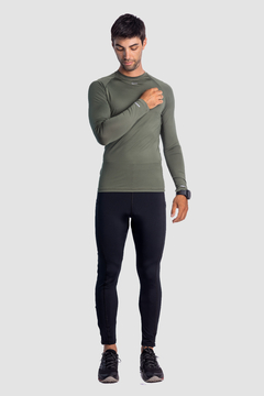 PRIMERA PIEL MANGA LARGA HOMBRE DRY GREEN - OXSPORTWEAR