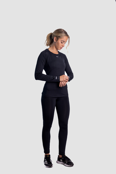 PRIMERA PIEL MANGA LARGA MUJER TOTAL BLACK - comprar online