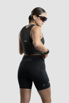 TOP DEPORTIVO CROP TOTAL BLACK MUJER - tienda online