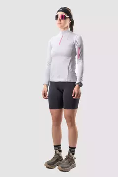 BUZO ENERGY SLIM FIT MUJER GREY - OXSPORTWEAR
