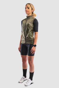 CHALECO NEPAL BAG SLIM FIT DRY GREEN MUJER - comprar online