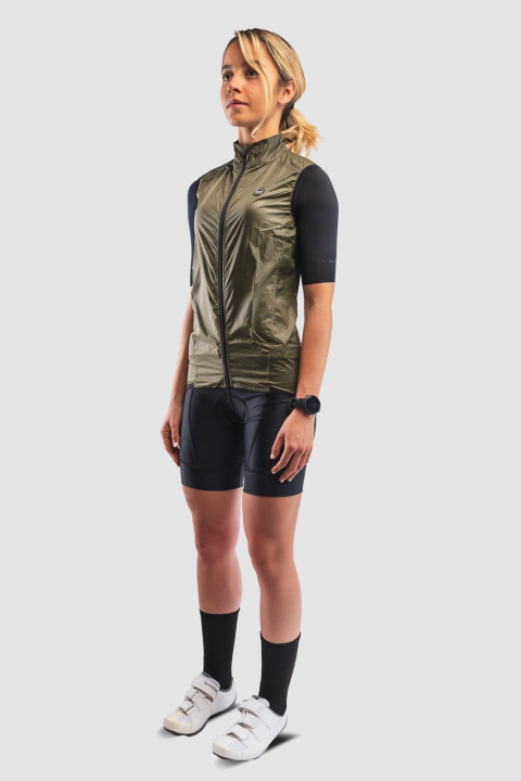 CHALECO NEPAL BAG SLIM FIT DRY GREEN MUJER - comprar online