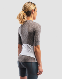 JERSEY ANDES MUJER SLIM FIT WHITE SNOW - OXSPORTWEAR