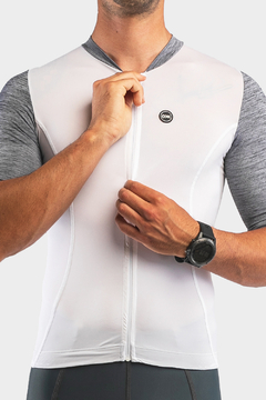 JERSEY ANDES WHITE SNOW SLIM FIT HOMBRE - OXSPORTWEAR