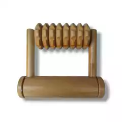 Mancuerna De Mazorca Con Rodillo Estriado - Artesanías Don Vito