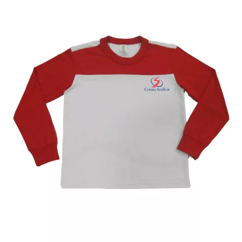 Camiseta Manga Longa Unissex Infantil Centro Auxilium