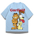 PLAYERA GARFIELD AZUL CIELO