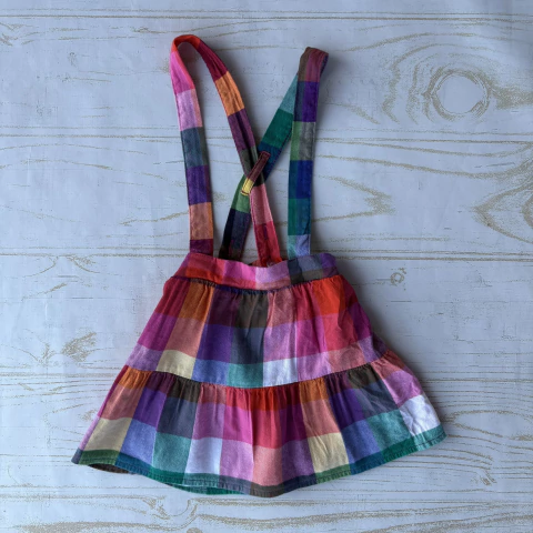 Pollera con tirantes - 18 meses