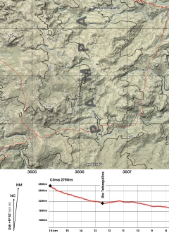 Imagen de Mapa Cerro Champaquí, Córdoba