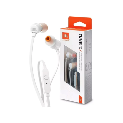 Auriculares JBL TUNE 110 Blanco