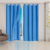 Cortina Sala Blackout  Com Voil 3,0m X 2,80m - Azul