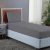 Jogo de Cama Solteiro Box Super Macio Acetinado 02 Peças (Cinza)