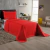 Colcha Cobre Leito Cama Solteiro 2 Peças- Vermelho
