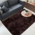 Tapete de Sala ,Quarto Felpudo Peludo Antiderrapante Macio 2,00m x 1,40m - Marrom
