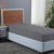 Jogo de Cama Solteiro Box Super Macio Acetinado 02 Peças (Cinza)