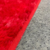 Tapete de Sala ,Quarto Felpudo Peludo Antiderrapante Macio 2,00m x 1,40m -Vermelho