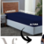 Jogo de Cama Solteiro Box Super Macio Acetinado 02 Peças (Azul Marinho)