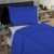 Colcha Cobre Leito Cama Solteiro 2 Peças- Azul