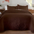 Colcha Cobre Leito Casal Box Kit 3 Peças Habitat Cor Marrom