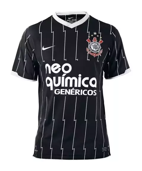 Camisa Retrô Corinthians II 2011/12 - Preta - Nike - comprar online
