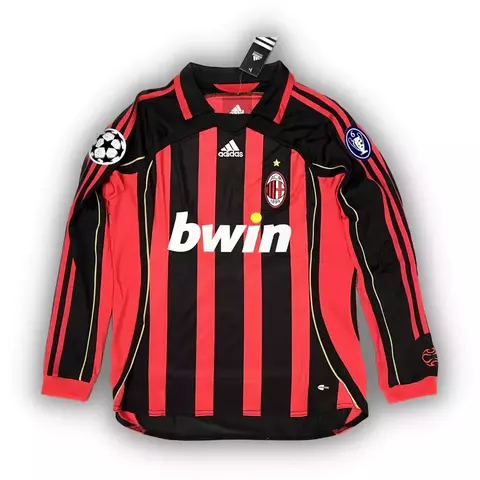Camisa Retrô Milan Manga Longa I 2006/07 Listrada - comprar online