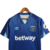 Camisa West Ham III 23/24 - Torcedor Umbro Masculina - Azul com detalhes em Verde - Torcedor Raiz