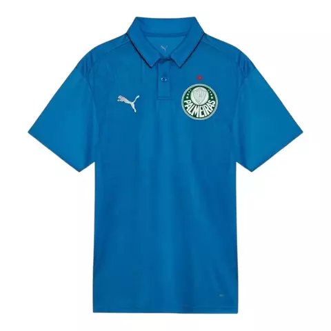Camisa Polo Palmeiras Viagem 25/26 - Torcedor Puma Masculina - Azul - comprar online