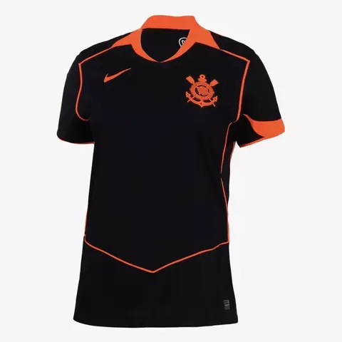 Camisa Corinthians III 25/26 - Torcedor Nike Total 90 Feminina - Preta - comprar online