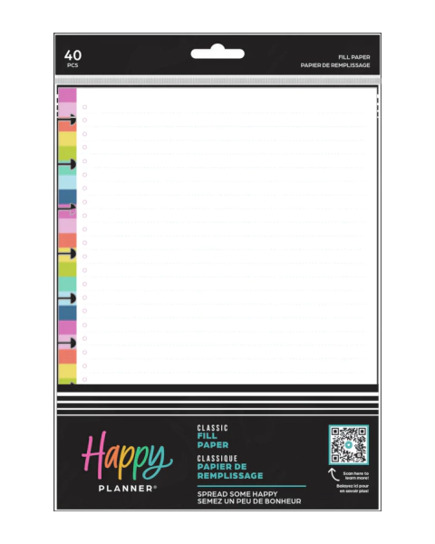 Repuesto Clásico Rayado Spread Some Happy | The Happy Planner