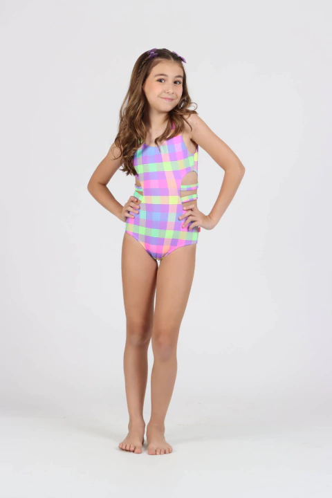 Maiô Infantil Gabriela Estampa Sweet Siri Kids - comprar online