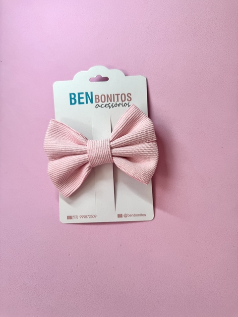 Laço Luna Rosa bebê - comprar online