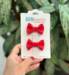 Laço Amora P parzinho -Vermelho Verniz - comprar online
