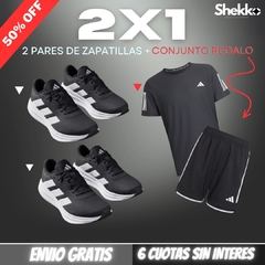 ¡2X1 + Conjunto de Regalo! ADIDAS GALAXY & NIKE ZOOM PEGASUS + Conjunto Adidas 50%OFF - comprar online