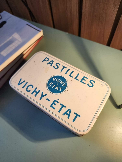 Caixa Metálica Vichy - Item de Colecionador