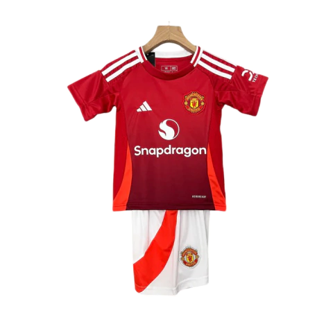 Kit Infantil Manchester United I 24/25 - Adidas - Vermelha - comprar online