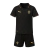 Kit infantil da seleção de Portugal especial Pantera Negra Puma na cor preta, com camisa e shorts