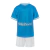 Kit Infantil Napoli I 25/26 - EA7 - Azul e branco - comprar online
