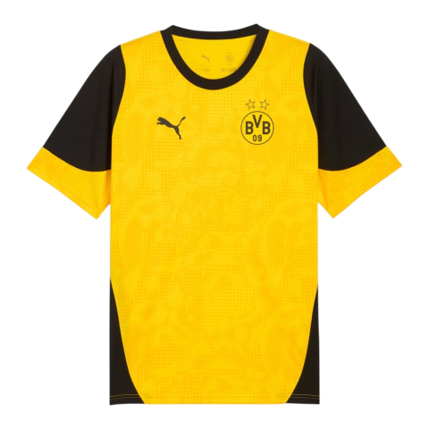 Camisa Borussia Dortmund Treino 25/26 - Torcedor Puma Masculina - Amarela e preta