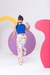 CALÇA FENDA BLUSA AZUL - comprar online