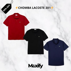 CHOMBA LACOSTE- ¡OFERTA 3X1 IMPERDIBLE!