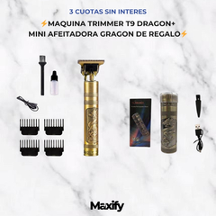 MAQUINA PATILLERA T9 DRAGON + MINI AFEITADORA DRAGON DE REGALO - comprar online