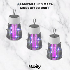 LAMPARA LED UV MATA MOSQUITOS -¡OFERTA IMPERDIBLE 3X2!