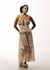 VESTIDO / SAIA COQUEIRO - BEGE - comprar online