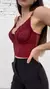 Bustier CATALINA Bordo - comprar online