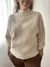 Sweater manga 3/4 manteca en internet