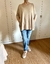 Poncho Beige Cuello Bote (U) - tienda online