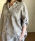 Camisa de lino detalles dorados - GABY SACKS